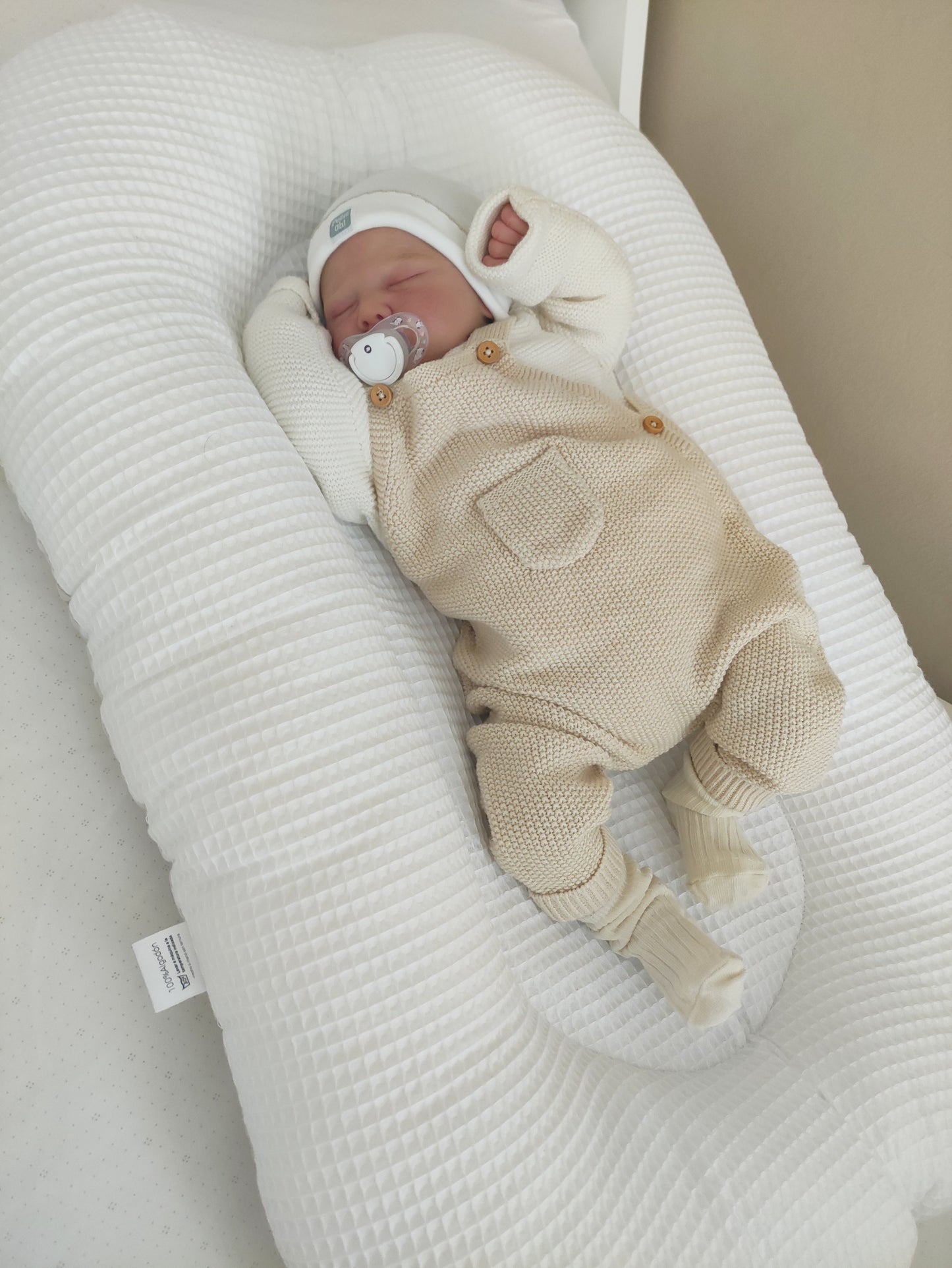NIDO BEBÉ ERGONÓMICO VICHY BEIGE