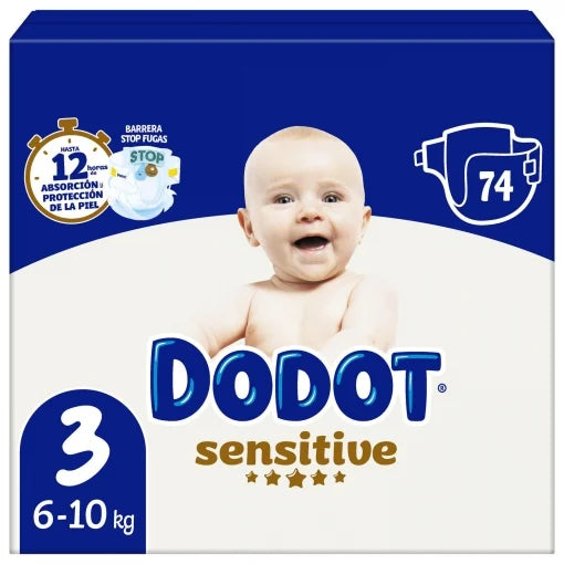 PAÑALES Babydot® Sensitive - Compra 1 y lleva 4 en cualquier talla