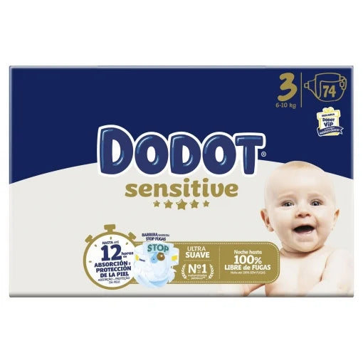PAÑALES Babydot® Sensitive - Compra 1 y lleva 4 en cualquier talla