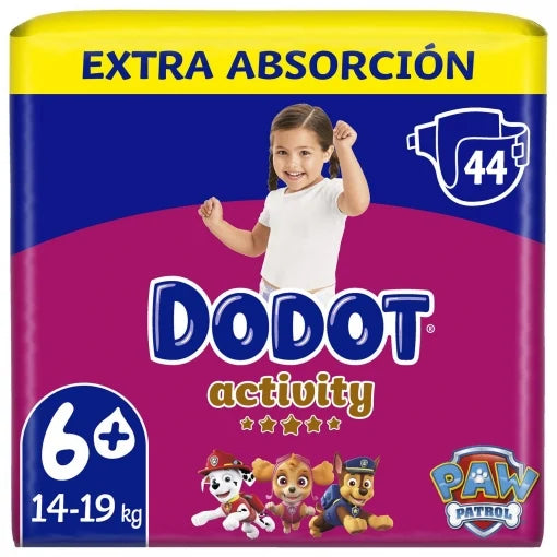 10 PAQUETES - PAÑALES Babydot® Activity - TODOS LOS TAMAÑOS
