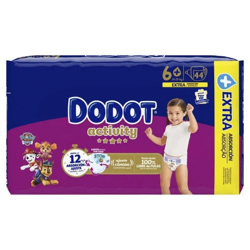 10 PAQUETES - PAÑALES Babydot® Activity - TODOS LOS TAMAÑOS