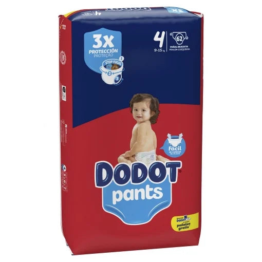 10 PAQUETES - PAÑALES-BRAGUITA Babydot® Pants - TODOS LOS TAMAÑOS