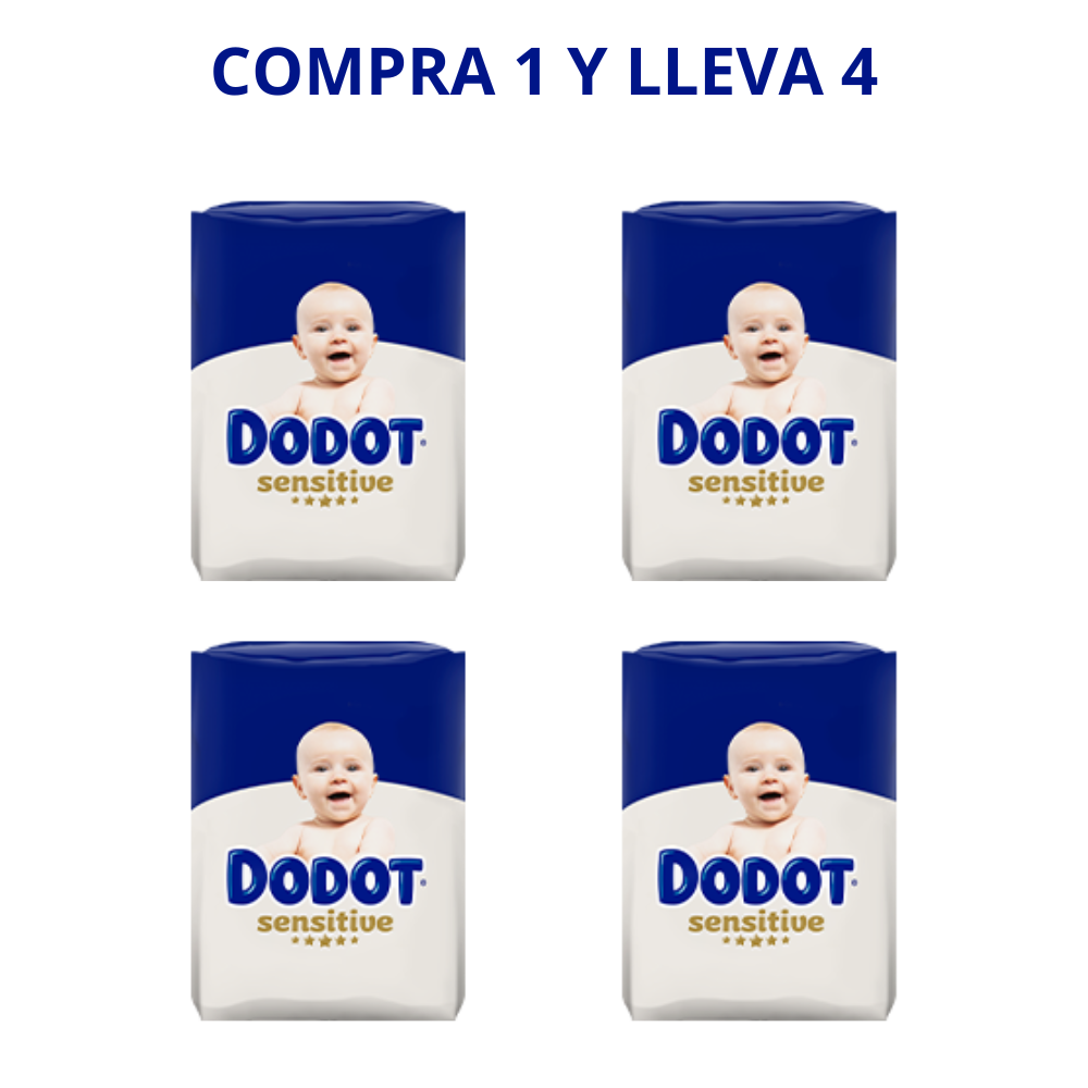 PAÑALES Babydot® Sensitive - Compra 1 y lleva 4 en cualquier talla