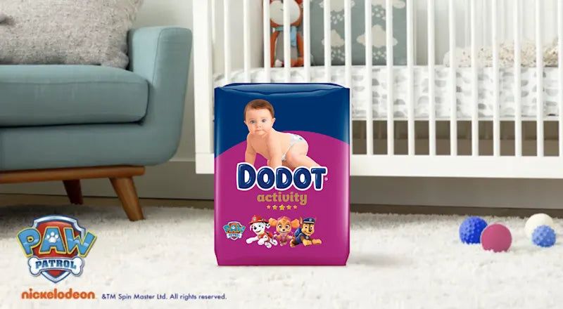 10 PAQUETES - PAÑALES Babydot® Activity - TODOS LOS TAMAÑOS