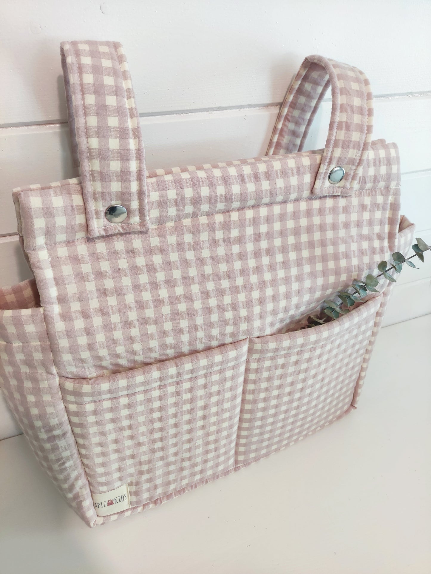 BOLSO CARRITO VICHY ROSÉ