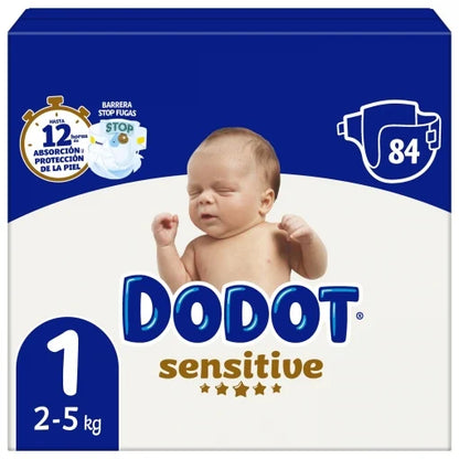 [6 PAQUETES] - PAÑALES Babydot® Sensitive - LLEVA 6 PAQUETES