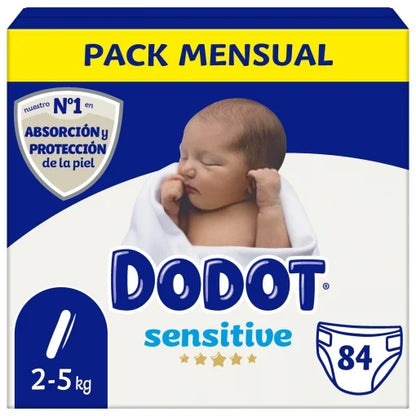 [6 PAQUETES] - PAÑALES Babydot® Sensitive - LLEVA 6 PAQUETES