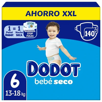 10 PAQUETES - PAÑALES Babydot® Bebé-Seco