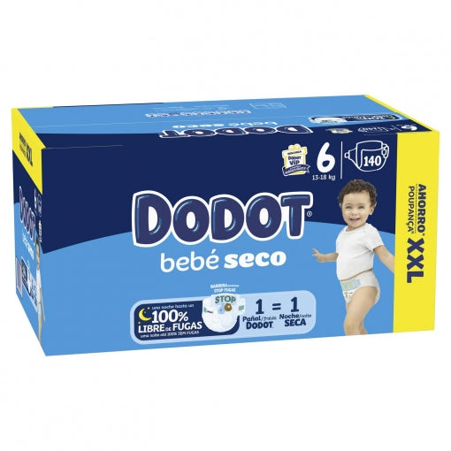 10 PAQUETES - PAÑALES Babydot® Bebé-Seco