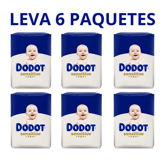 [6 PAQUETES] - PAÑALES Babydot® Sensitive - LLEVA 6 PAQUETES