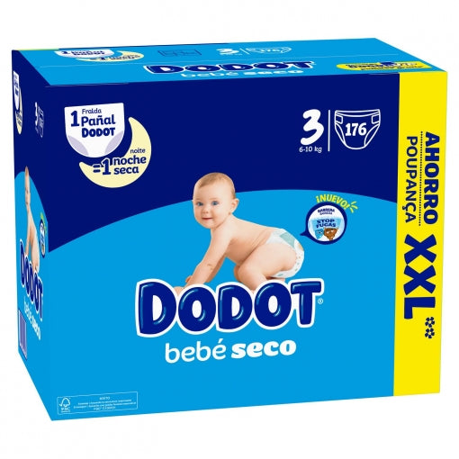 PAÑALES Babydot® Bebé-Seco - Compra 1 y lleva 4 en cualquier talla