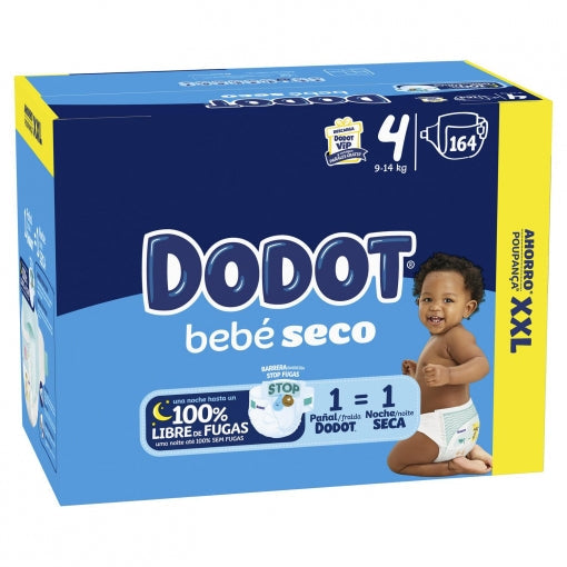 PAÑALES Babydot® Bebé-Seco - Compra 1 y lleva 4 en cualquier talla