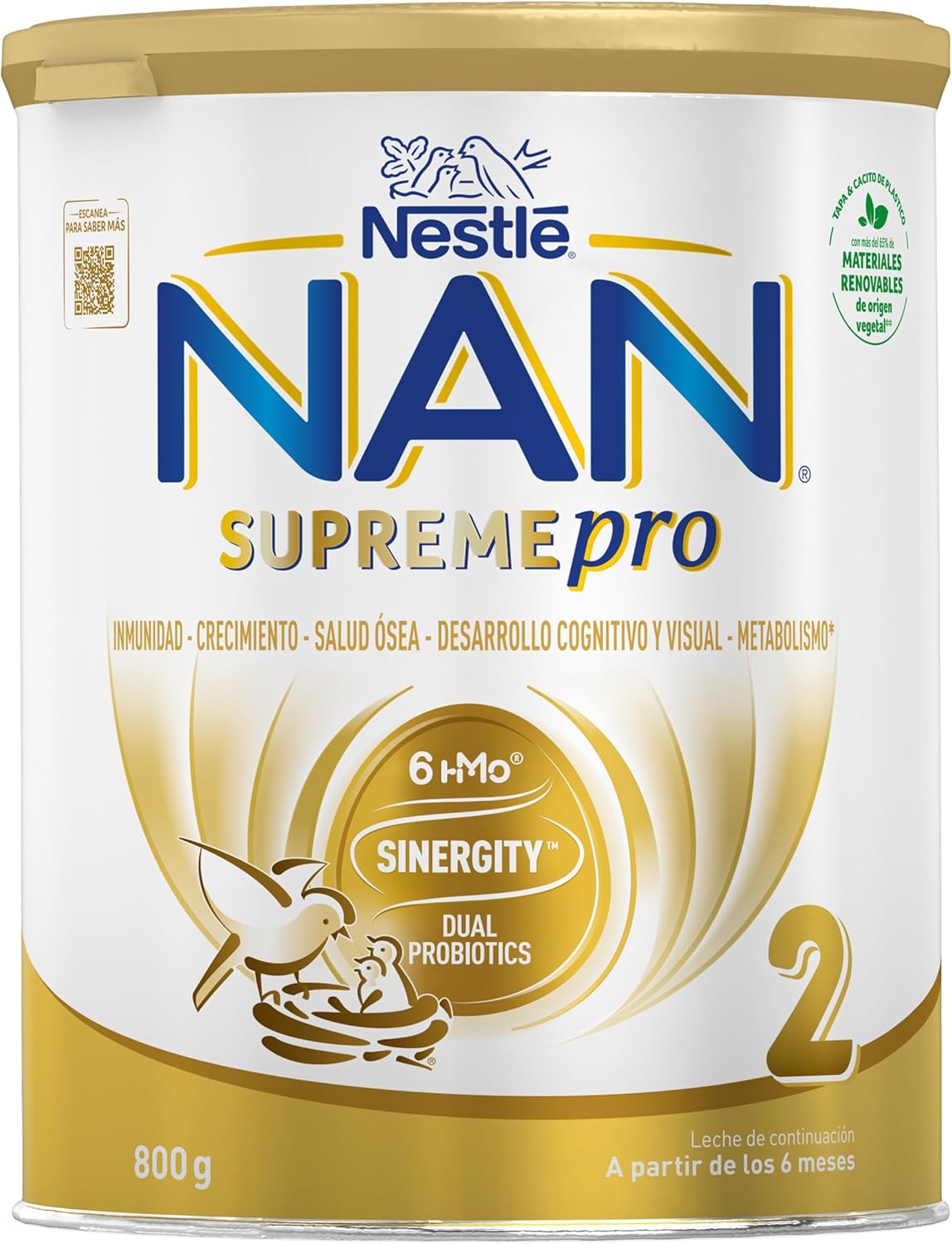 [PACK COM 6] Supreme Pro 1 Leite Lactente 800g +0M