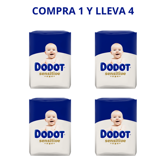 PAÑALES Babydot® Sensitive - Compra 1 y lleva 4 en cualquier talla