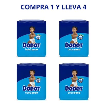 PAÑALES Babydot® Bebé-Seco - Compra 1 y lleva 4 en cualquier talla