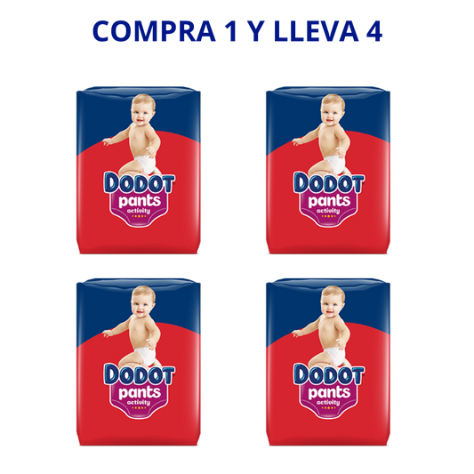PAÑALES-BRAGUITA Babydot® Activity Pants™ - Compra 1 y lleva 4 en cualquier talla