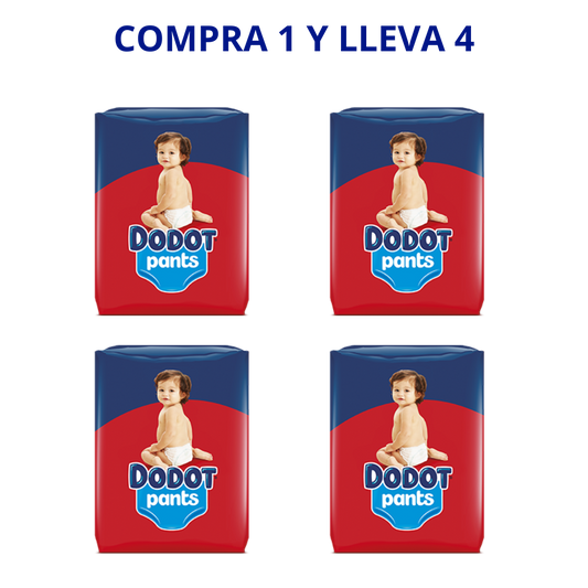 PAÑALES-BRAGUITA Babydot® Pants - Compra 1 y lleva 4 en cualquier talla