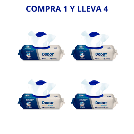 TOALLITAS Babydot® Sensitive 54 ud.x4= 216un