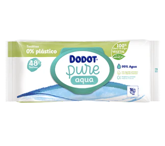TOALLITAS Babydot® Pure Aqua Plastic Free 288 ud.